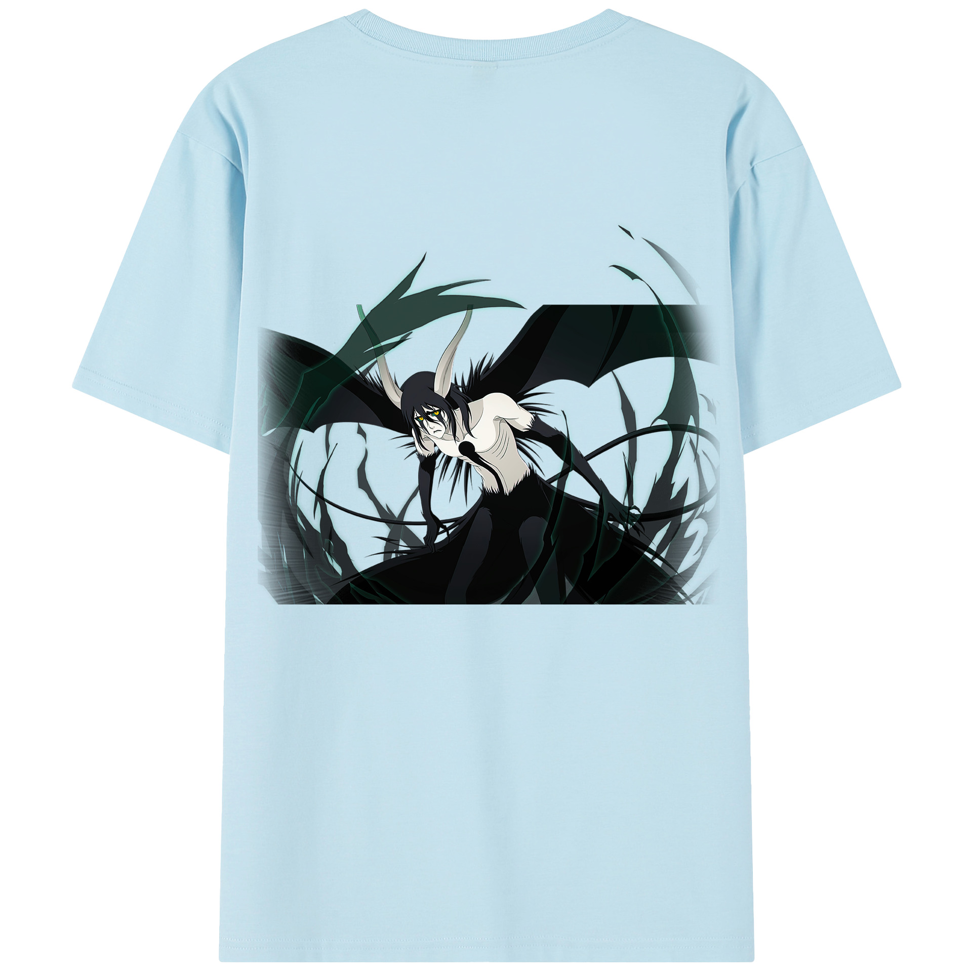 （画像用） ブリーチ ウルキオラ·シファー BLEACH Ulquiorra cifer 綿100％半袖Tシャツ（背面プリント）
